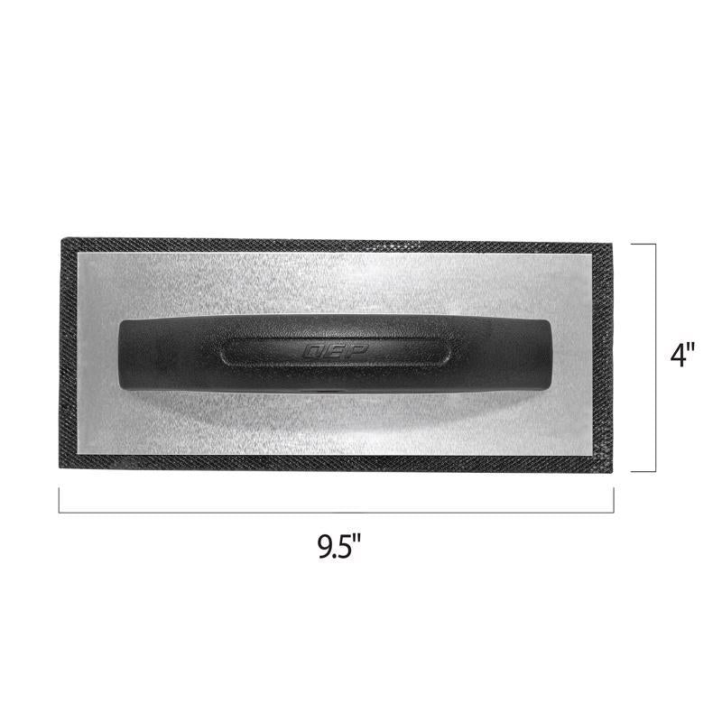 QEP 4 in. W X 9.5 in. L Rubber Grout Float Smooth