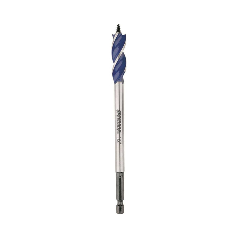 Irwin Speedbor 1/2 in. X 6 in. L Carbon Steel Wood Boring Bit Quick-Change Hex Shank