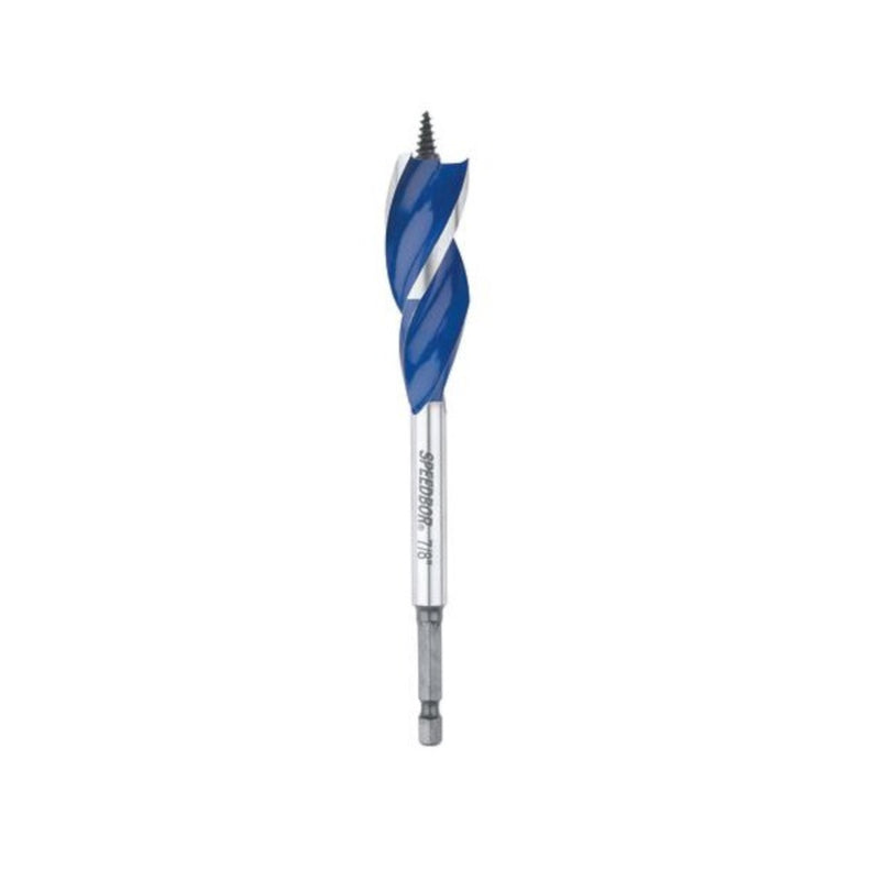 Irwin Speedbor 7/8 in. X 6 in. L Carbon Steel Wood Boring Bit Quick-Change Hex Shank