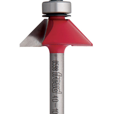 Freud 1-11/32 in. D X 1-11/32 in. X 2-3/16 in. L Carbide Chamfer Router Bit