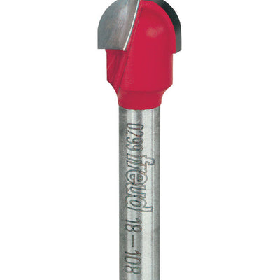 Freud 1/2 in. D X 1/4 in. X 1-13/16 in. L Carbide Round Nose Router Bit