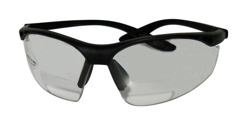 Sierra Ranch Bi-Focal Safety Readers Clear Lens Black Frame