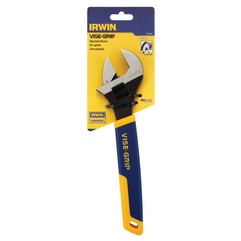 Irwin Vise-Grip 1-1/4 in. Metric and SAE Adjustable Wrench 10 in. L