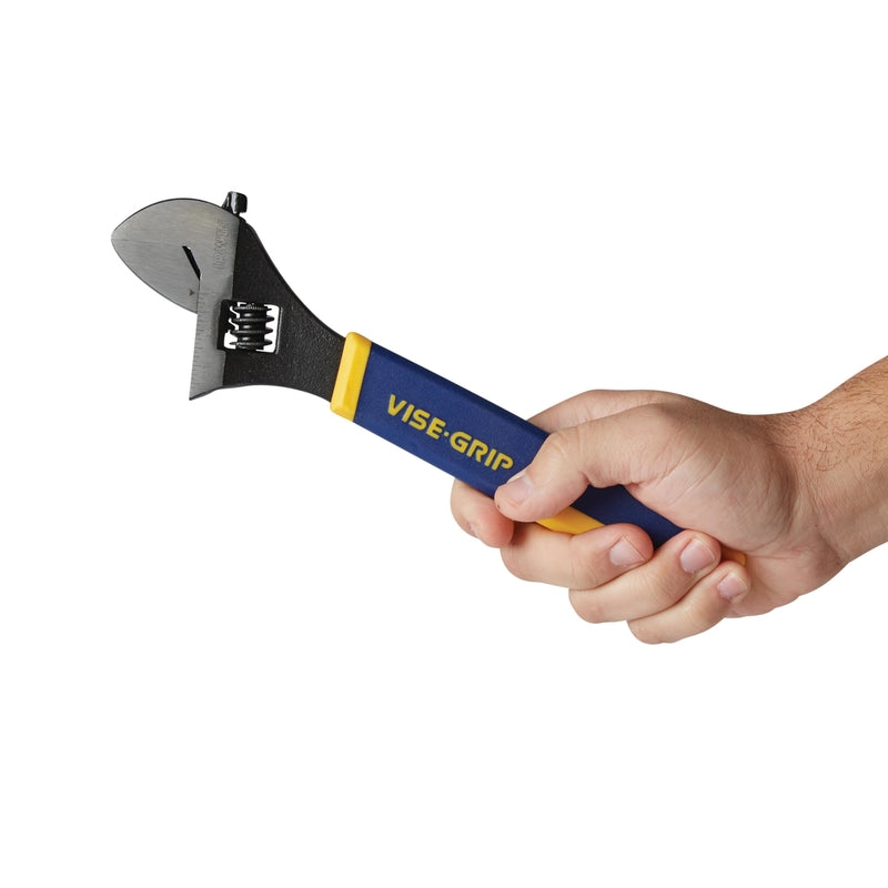 Irwin Vise-Grip 1-1/4 in. Metric and SAE Adjustable Wrench 10 in. L