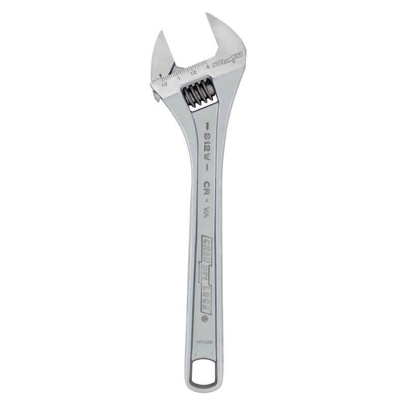 Channellock Metric and SAE Adjustable Wrench 12 in. L