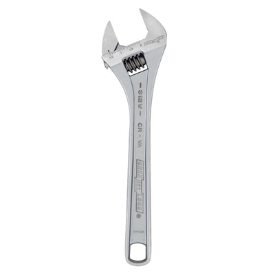 Channellock Metric and SAE Adjustable Wrench 12 in. L