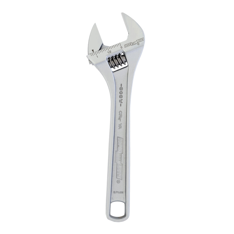 Channellock Metric and SAE Adjustable Wrench 8 in. L