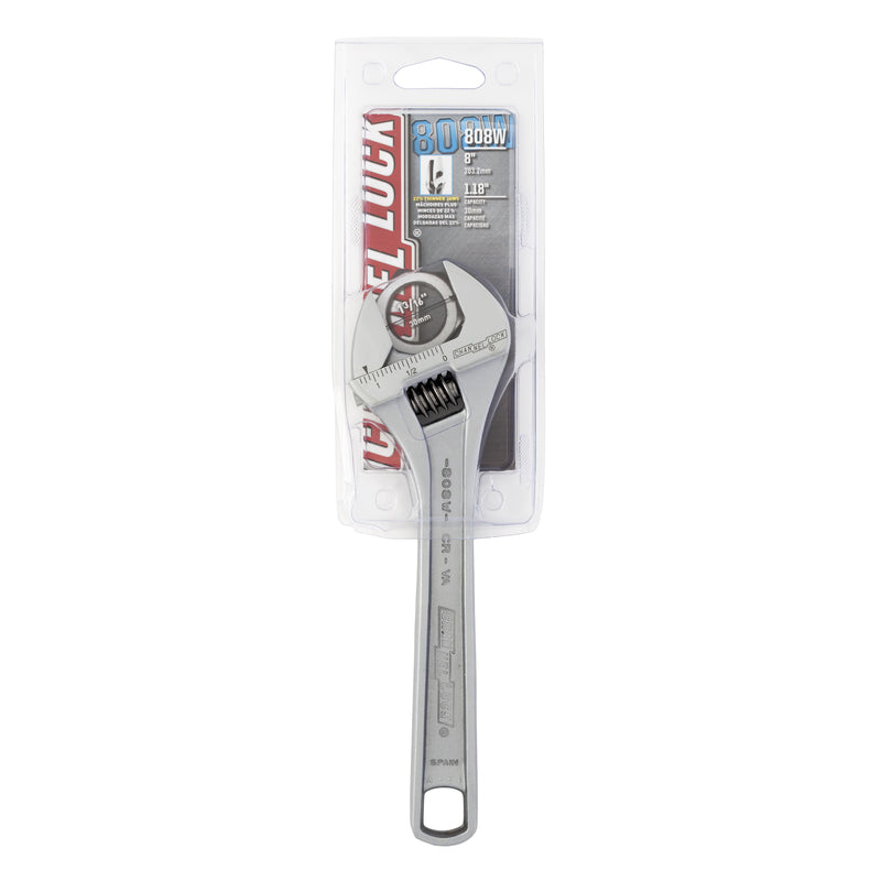 Channellock Metric and SAE Adjustable Wrench 8 in. L