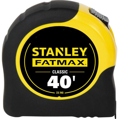 Stanley FatMax 40 ft. L X 1.25 in. W Compact Wide Blade Tape Measure