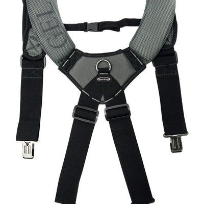 McGuire-Nicholas 19 in. L X 2 in. W Foam Suspenders Black 1 pair