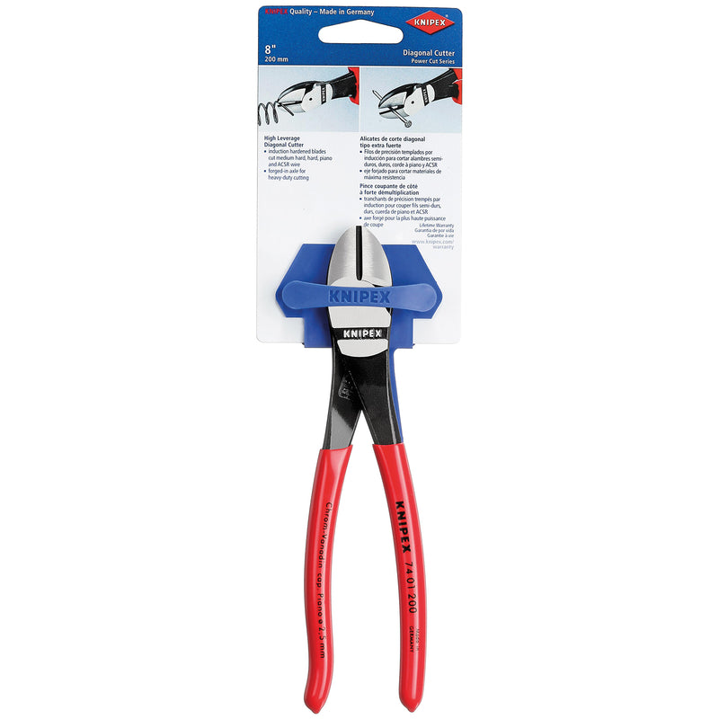 Knipex 8 in. Chrome Vanadium Steel High Leverage Diagonal Pliers