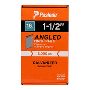 Paslode 1-1/2 in. L X 16 Ga. Angled Strip Galvanized Finish Nails 20 deg 2,000 pk