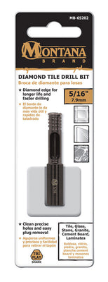 Montana Brand 5/16 in. Alloy Steel Drill Bit 3-Flat Shank