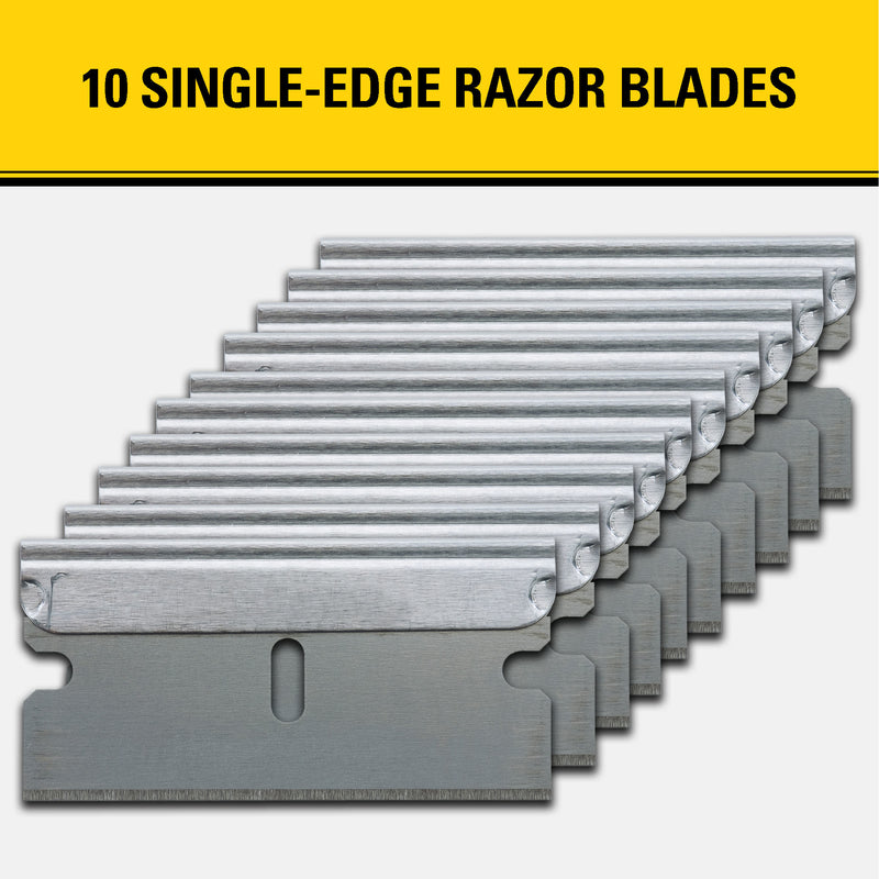 Stanley High Carbon Steel Single Edge Razor Blade 1-1/2 in. L 10 pc