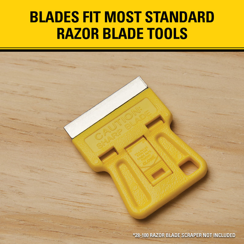 Stanley High Carbon Steel Single Edge Razor Blade 1-1/2 in. L 10 pc