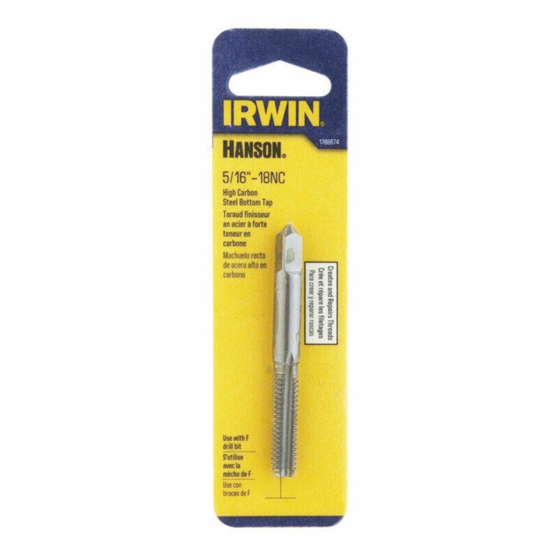 Irwin Hanson High Carbon Steel SAE Bottom Tap 5/16 in.