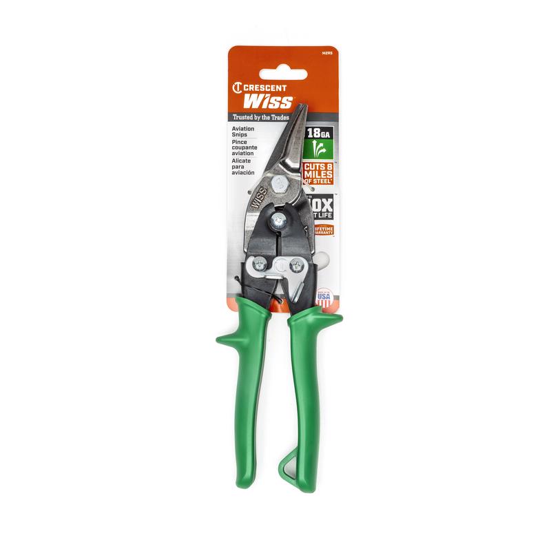 Crescent Wiss 9-3/4 in. Stainless Steel Right Compound Action Aviation Snips 18 Ga.