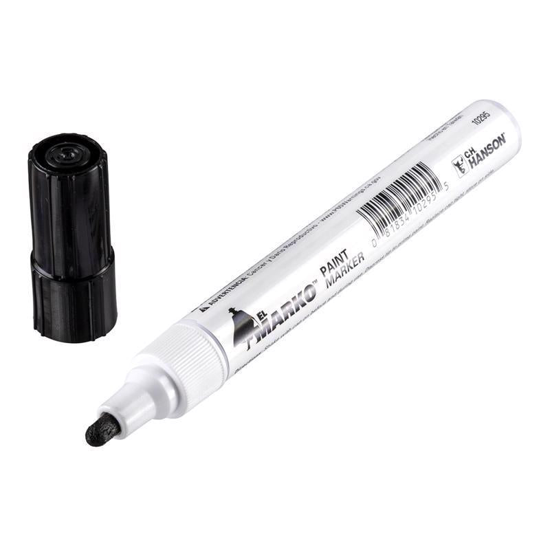 C.H. Hanson El Marko Black Valve Tip Paint Marker