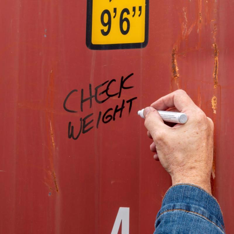 C.H. Hanson El Marko Black Valve Tip Paint Marker