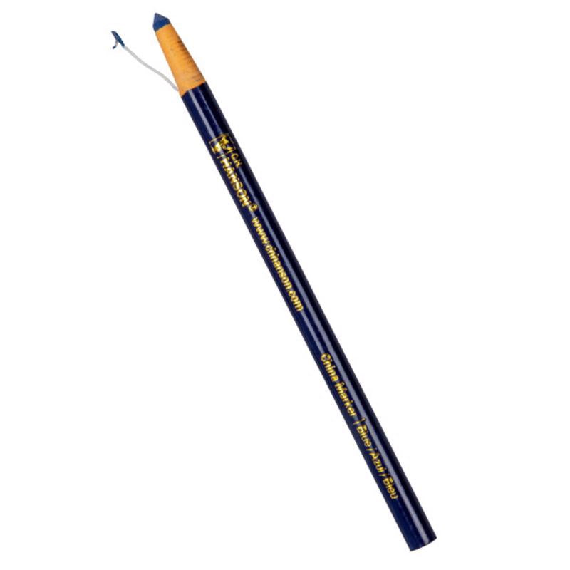 C.H. Hanson 6.8 in. L China Marker Blue