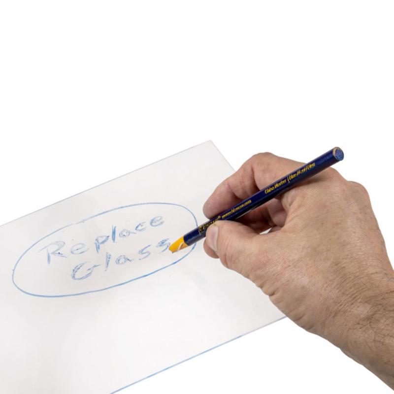 C.H. Hanson 6.8 in. L China Marker Blue