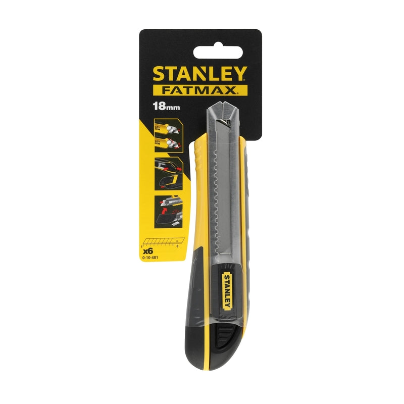 Stanley FatMax 7 in. Retractable Snap-Off Utility Knife Black/Yellow