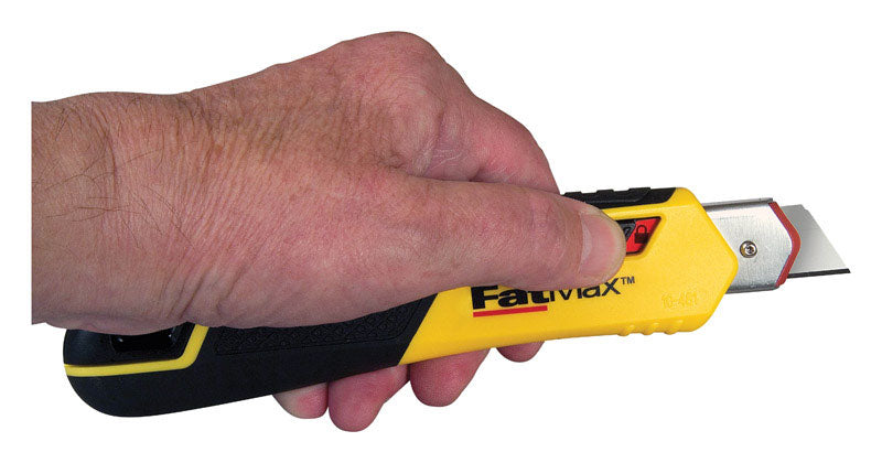 Stanley FatMax 7 in. Retractable Snap-Off Utility Knife Black/Yellow