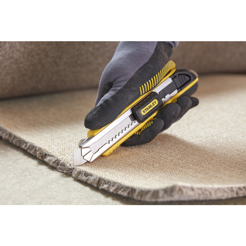 Stanley FatMax 7 in. Retractable Snap-Off Utility Knife Black/Yellow