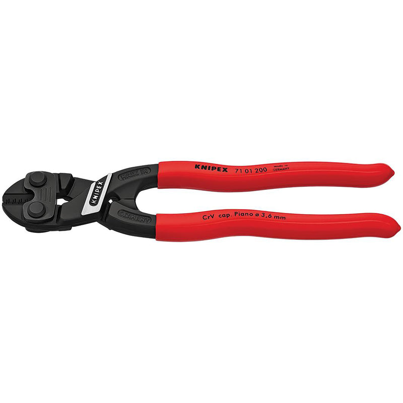 Knipex 8 in. Mini Bolt Cutter Black/Red