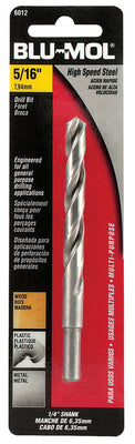 Blu-Mol Xtreme 5/16 in. X 4-1/2 in. L High Speed Steel Drill Bit Round Shank