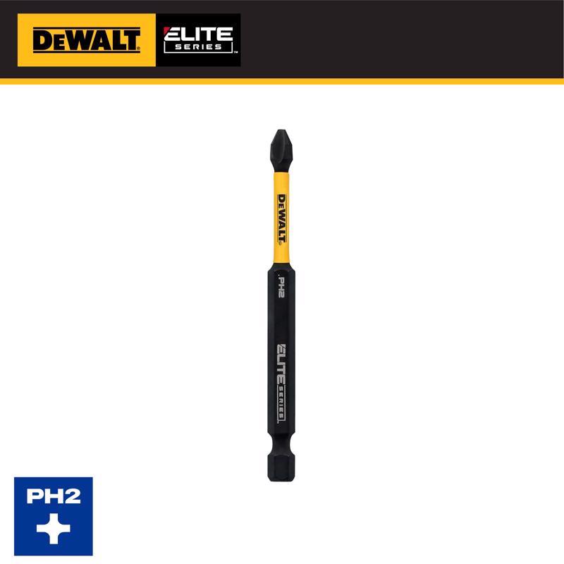DeWalt ELITE SERIES Phillips #2 X 3-1/2 in. L Power Bit Steel