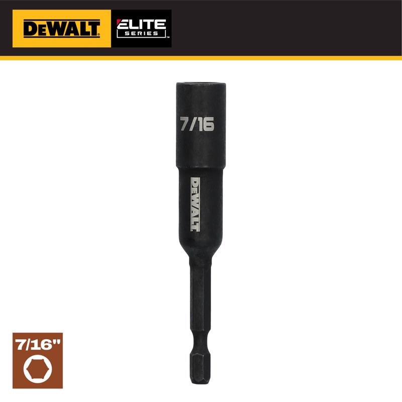 DeWalt 7/16 in. X 2-9/16 in. L Steel Nut Driver