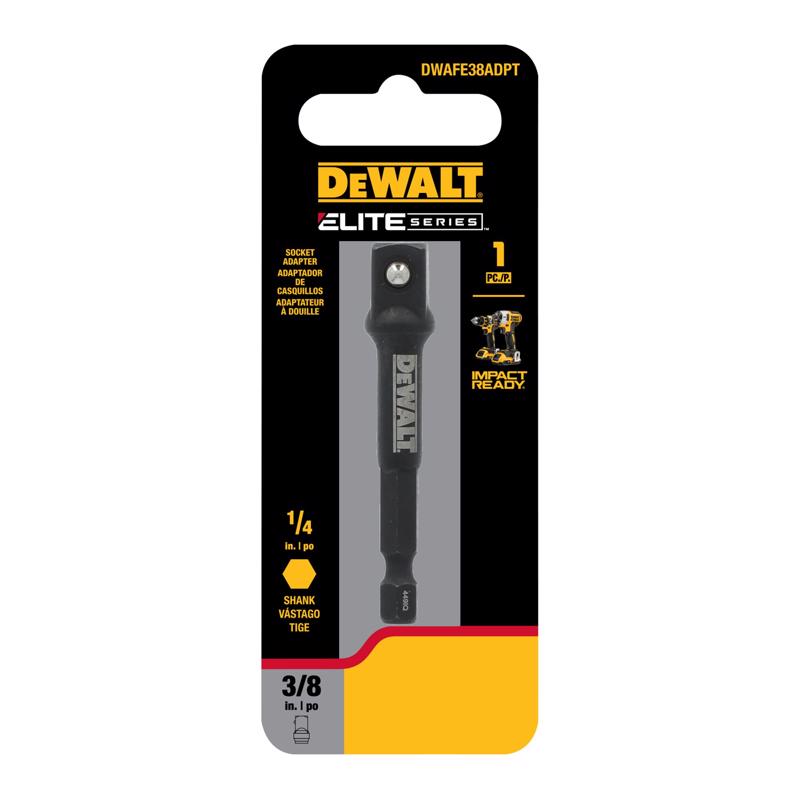 DeWalt ELITE SERIES 3 in. L X 3/8 in. drive Socket Adapter