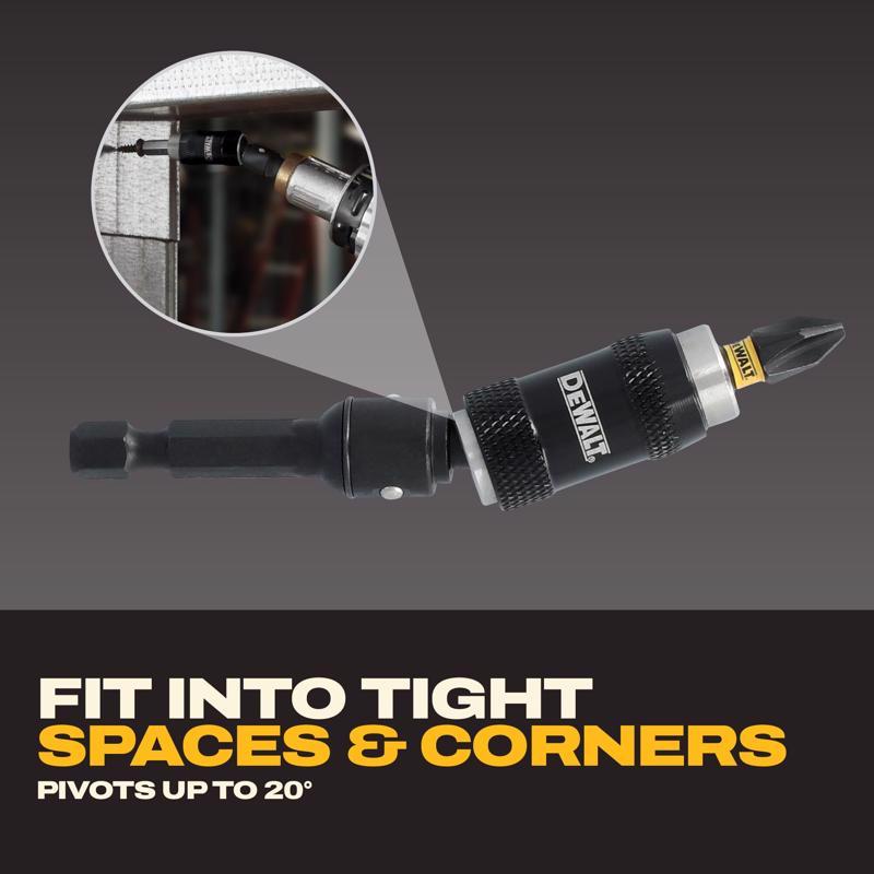 DeWalt ELITE SERIES 3-1/2 in. L Screwdriver Bit Holder Heat-Treated Steel