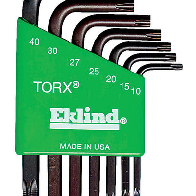 Eklind Torx T10-T40 Short Arm Torx L-Key Set 7 pc