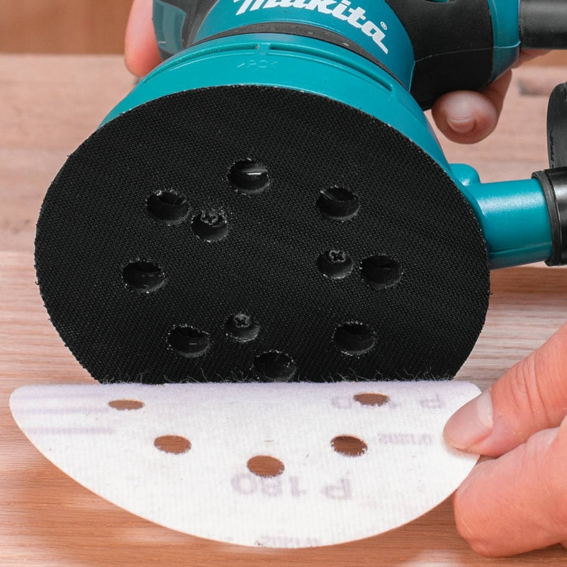 Makita 5 in. Hook and Loop Sander Replacement Pad Fine
