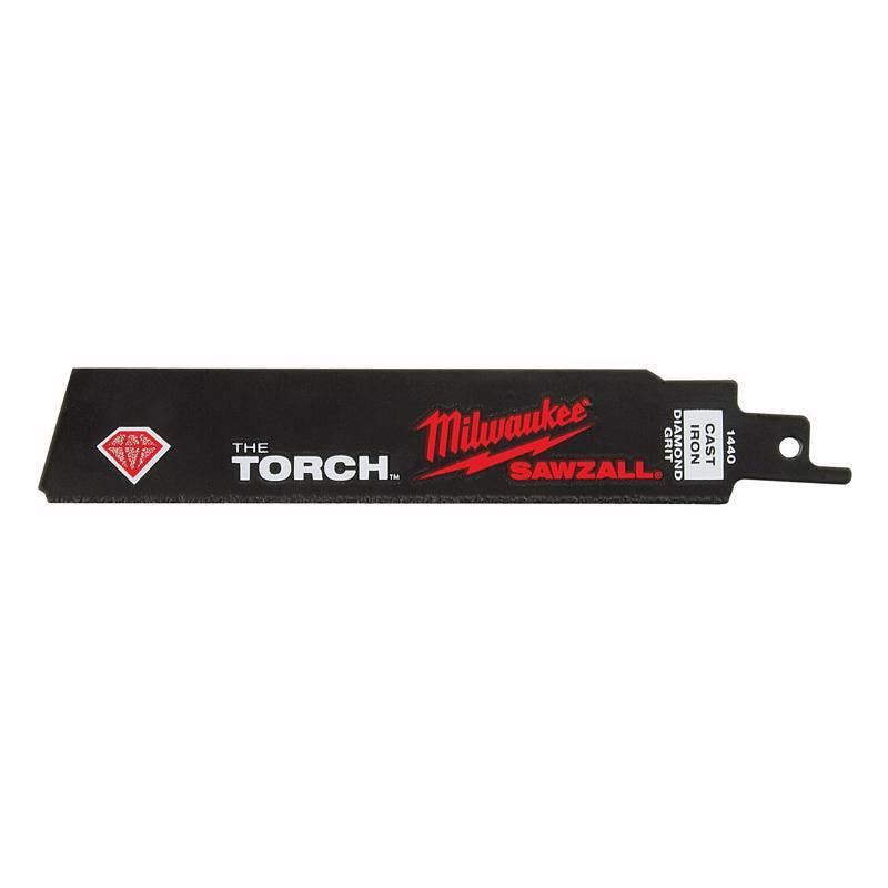 Milwaukee The Torch 6 in. Diamond Grit Reciprocating Saw Blade