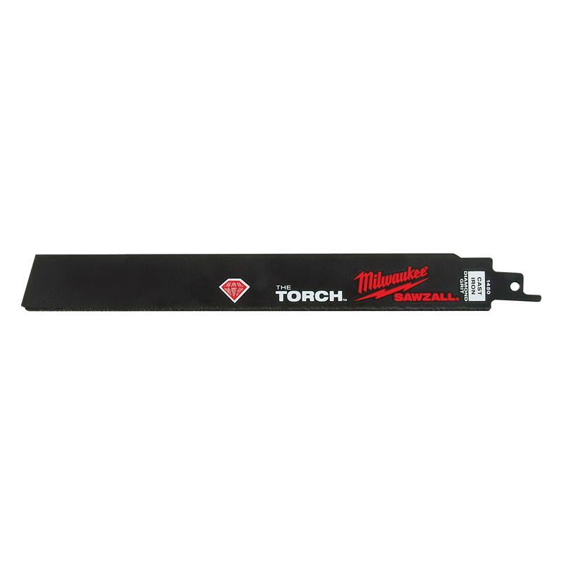 Milwaukee The Torch 9 in. Diamond Grit Reciprocating Saw Blade