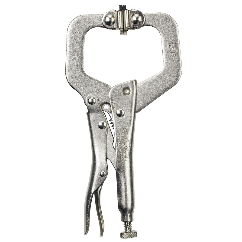 Irwin Vise-Grip 2-1/8 in. X 1-1/2 in. D Locking C-Clamp with Swivel Pads 1000 lb