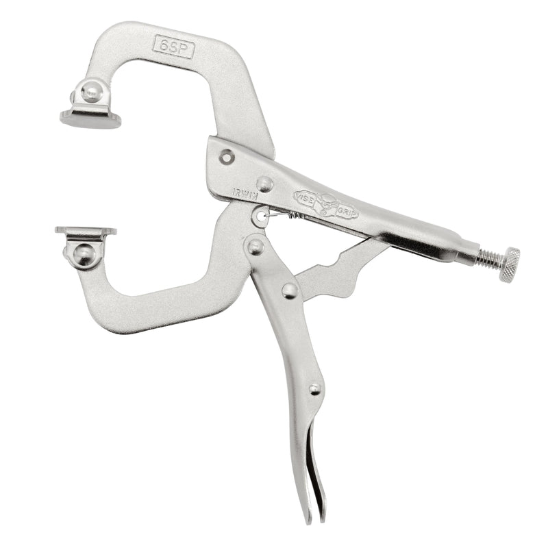 Irwin Vise-Grip 2-1/8 in. X 1-1/2 in. D Locking C-Clamp with Swivel Pads 1000 lb