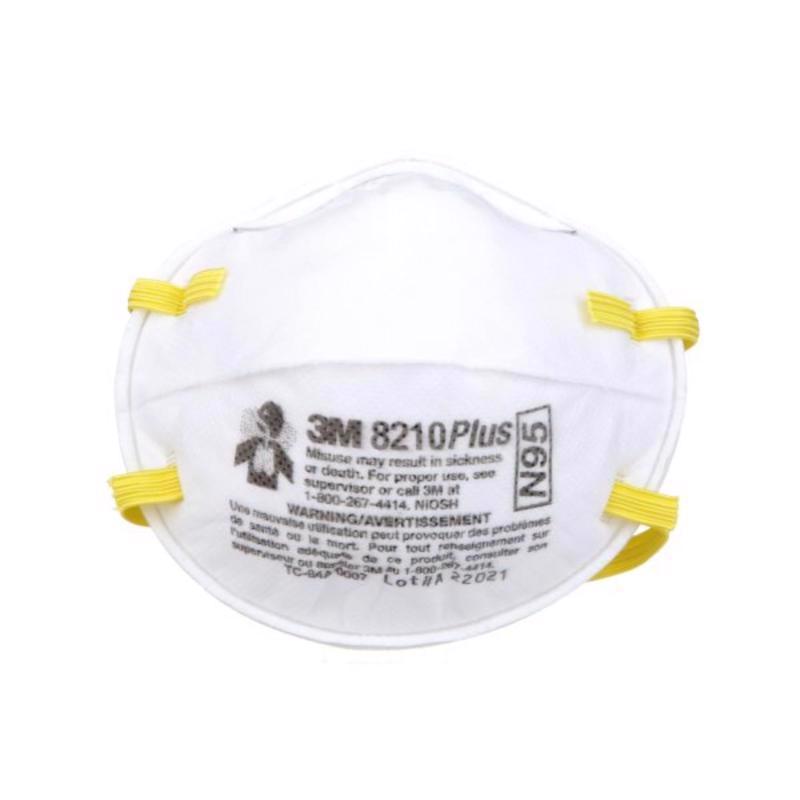 3M N95 Paint Prep Cup Disposable Respirator White One Size Fits Most 20 pk