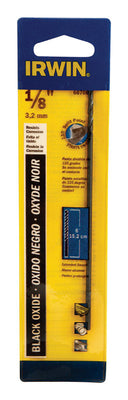 Irwin 1/8 in. X 6 in. L High Speed Steel Split Point Drill Bit Straight Shank