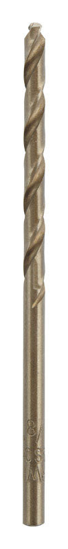 Irwin 1/8 in. X 2-3/4 in. L Cobalt Alloy Steel Drill Bit Straight Shank