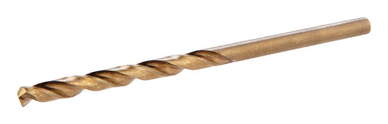 Irwin 9/64 in. X 2-7/8 in. L Cobalt Alloy Steel Drill Bit Straight Shank