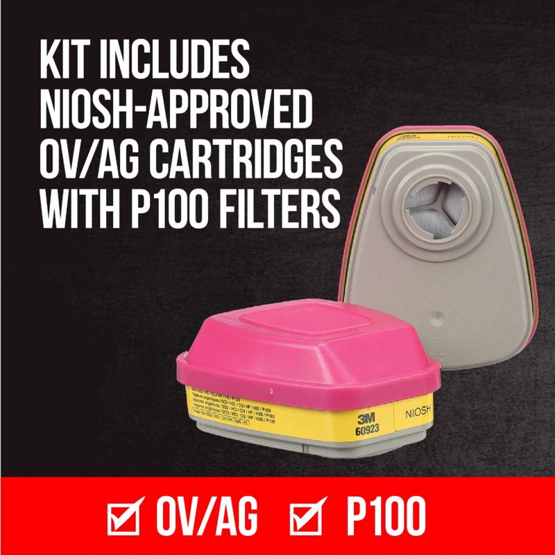3M P100 Multi-Purpose OV/AG Respirator M