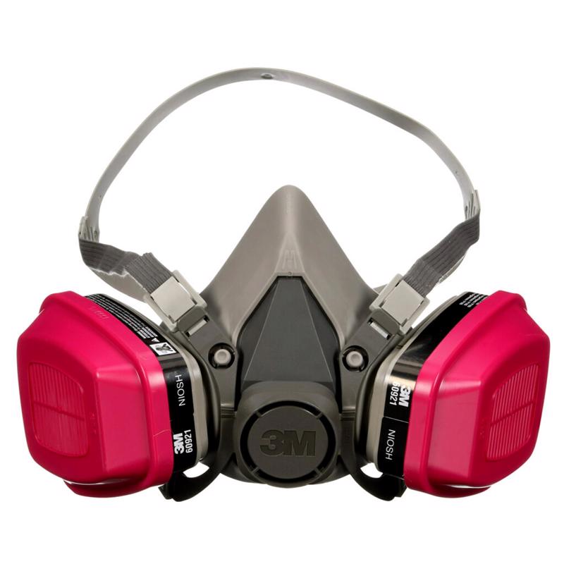 3M P100 Multi-Purpose Half Face Respirator Valved Multicolored M