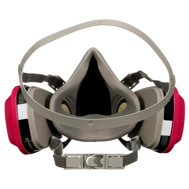 3M P100 Multi-Purpose Half Face Respirator Valved Multicolored M