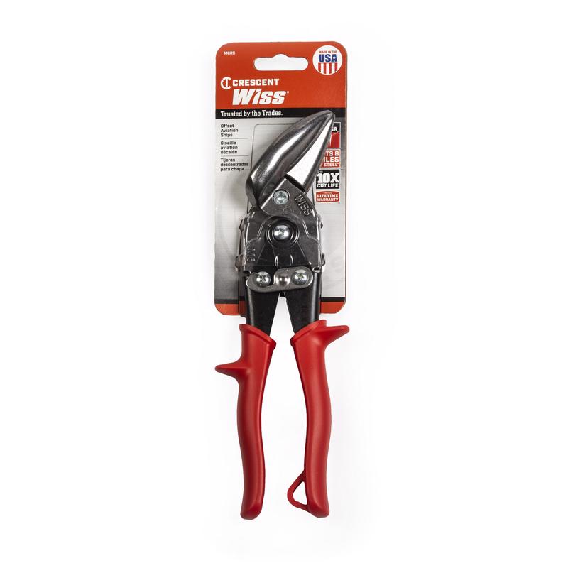 Crescent Wiss 9-1/4 in. Stainless Steel Left Offset Snips 18 Ga.