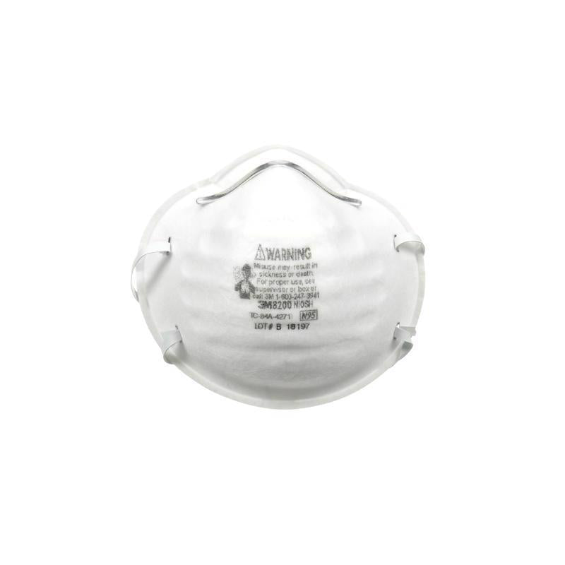 3M N95 Sanding and Fiberglass Respirator White 2 pk