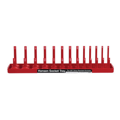 Hansen Global 13.25 in. L X 3/8 in. drive SAE Socket Tray